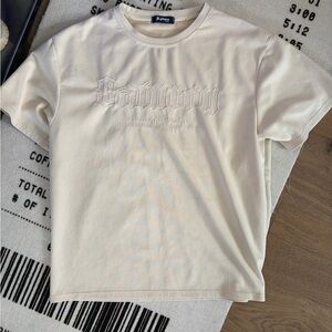 Cream Short Sleeve Tee